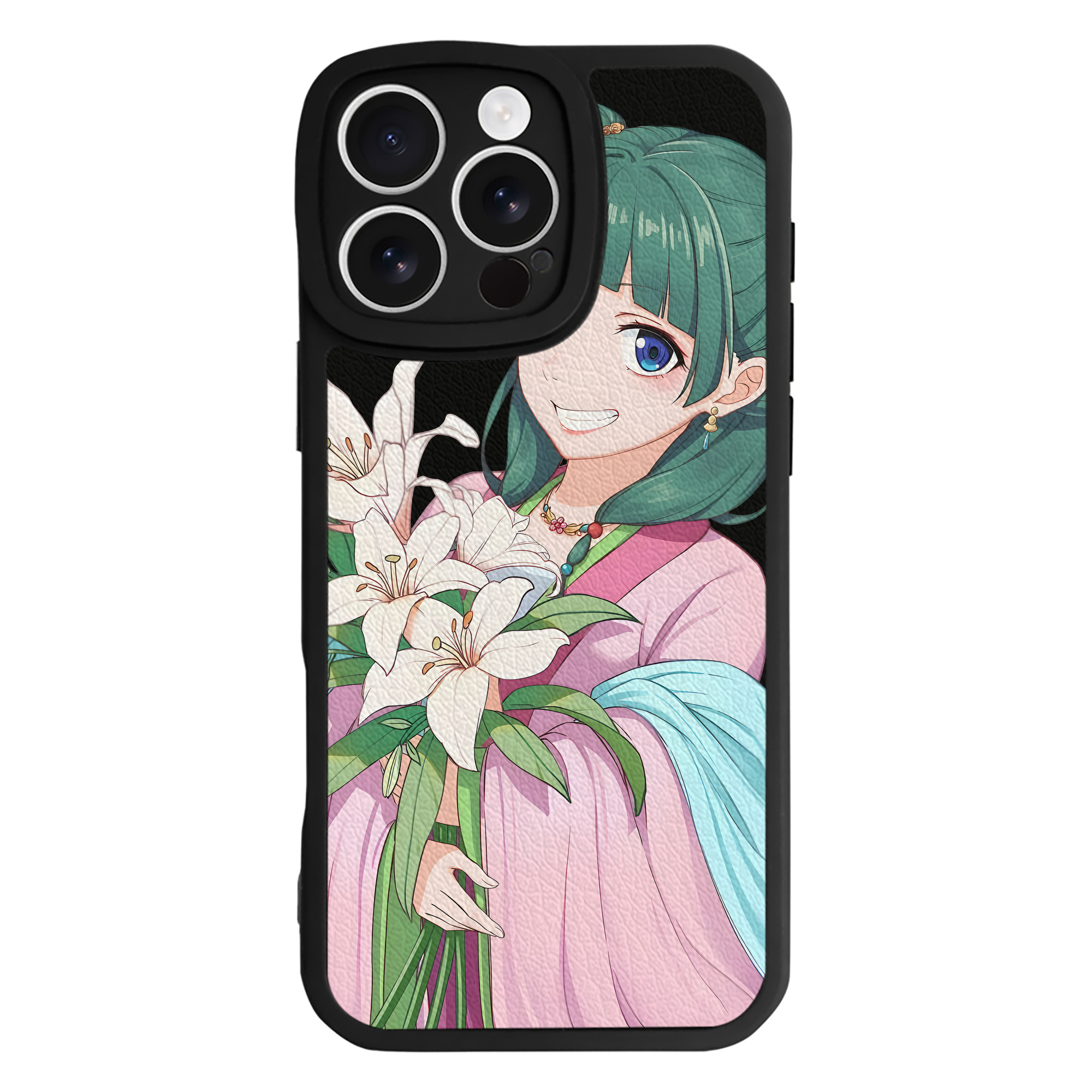 （画像用） 薬屋のひとりごと The Apothecary Diaries 【iPhone 16シリーズ対応】シリコンスマホケース（レザー調） 材質：シリコン